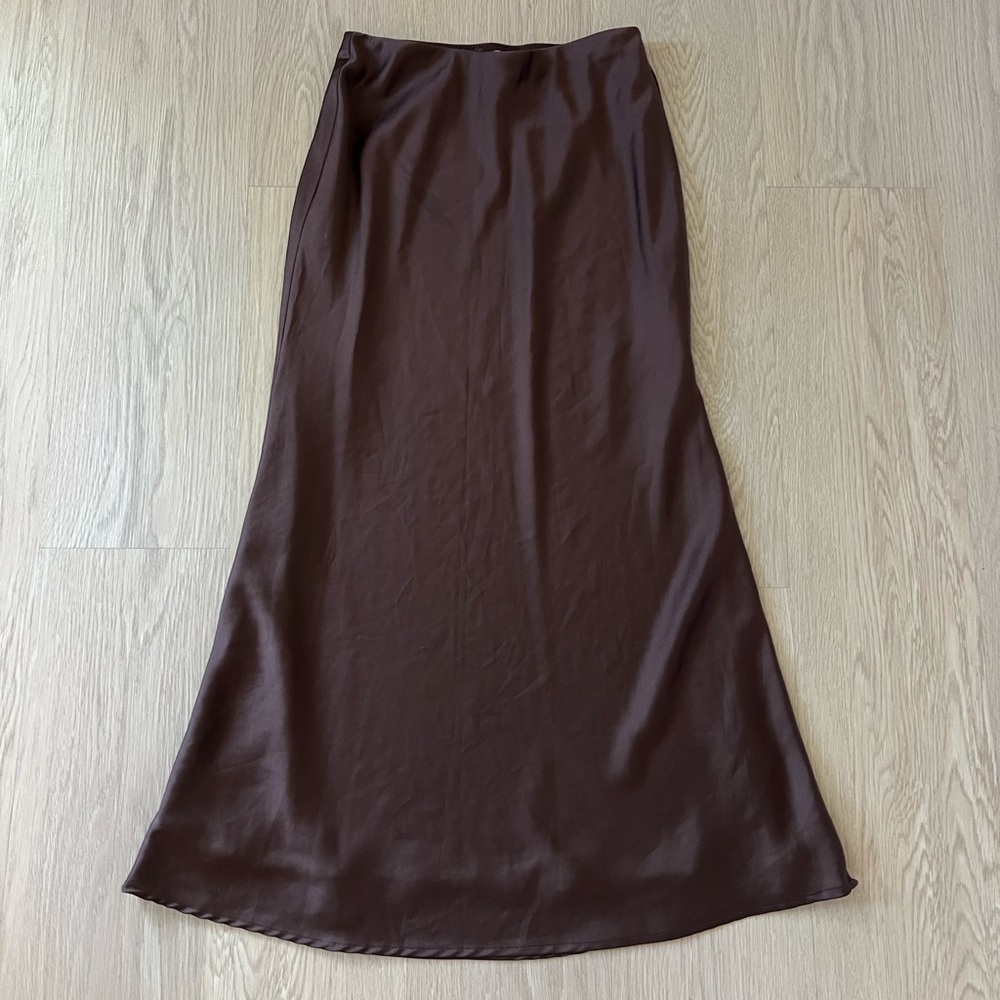 Abercrombie & Fitch Chocolate Brown A-Line Skirt